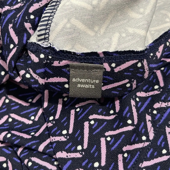 Title Nine Buttah Dream Wrap Dress Blue Pallay 3/4 Sleeve Zip Pockets Size Small - Picture 8 of 8